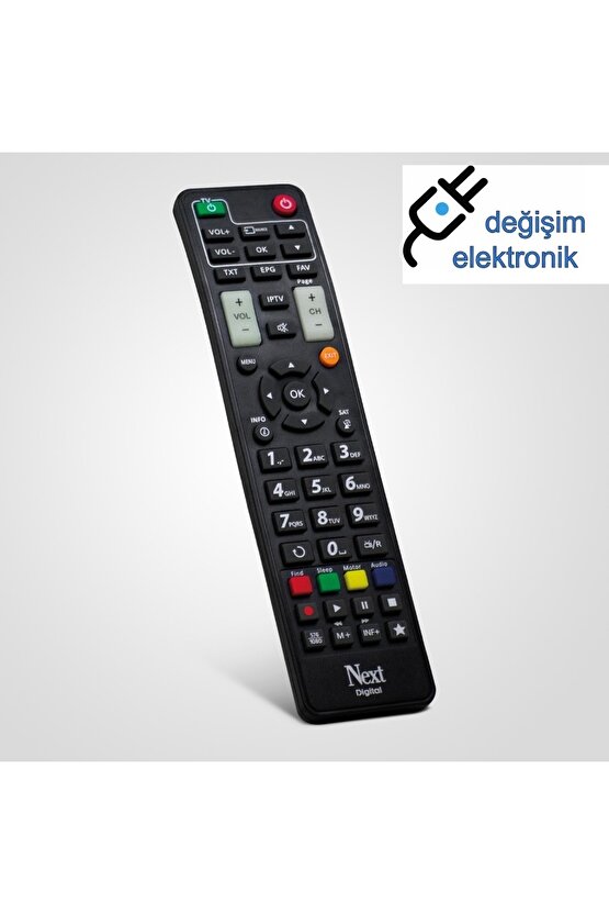 Next 2071 Hd Uydu Digital Orjinal KALIP MUADİL YAZI LOGO YOK Kumandas