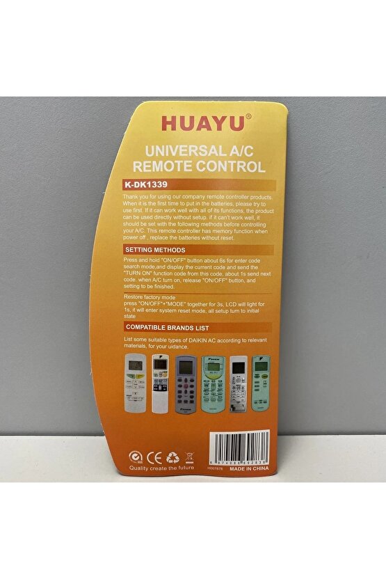 Sensira Ftxf35a Inverter Klima Kumandası