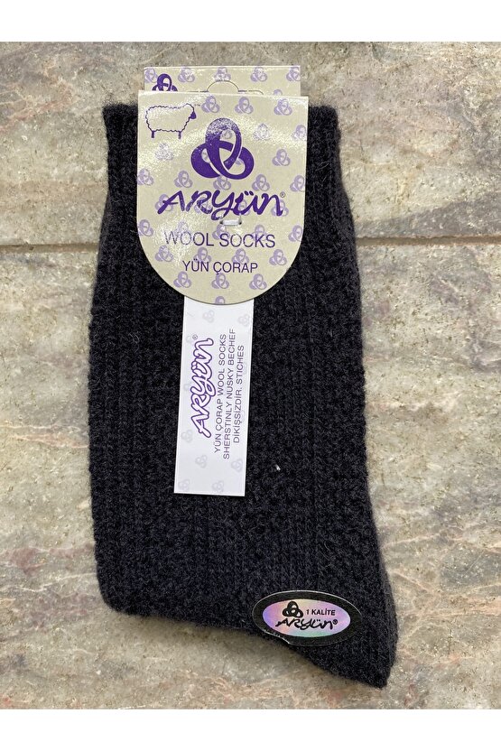 %100 Dikişsiz (36-40) Yün Çorap