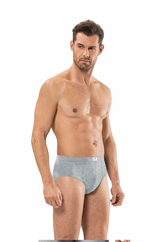 129 Erkek Gri Penye Slip Külot Xl Beden