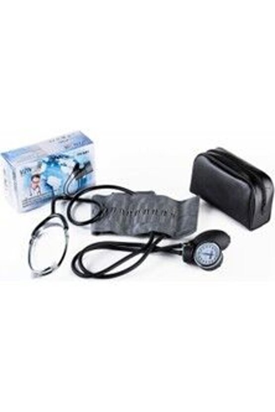 Steteskoplu Cırtlı Manuel Tansiyon Aleti Çantalı
