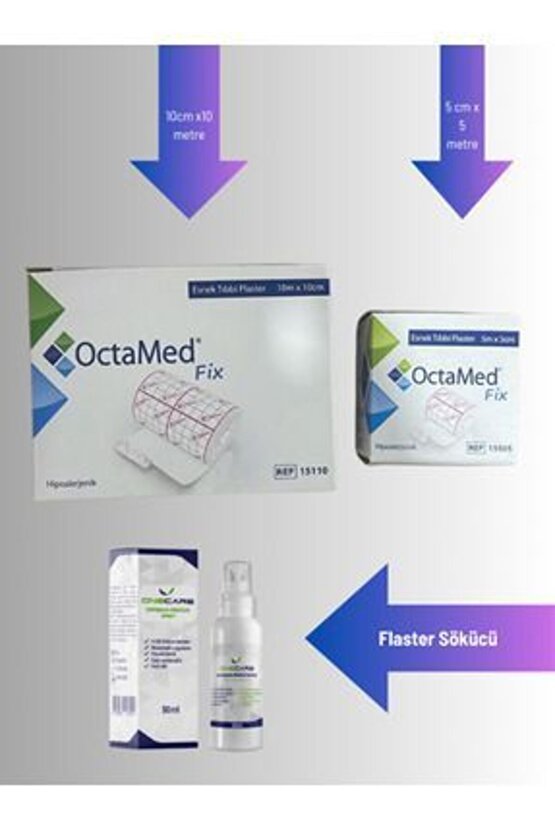 10m*10 Cm (1 AD) 5cm X 5m (1 AD) Flaster Sökücü (1 AD) Esnek Tıbbi Flaster
