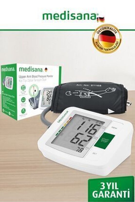 Ekranlı 2X90 Hafızalı Kol Tipi Dijital Tansiyon Aleti 3 Yıl GarantiliAlman Tasarım Geniş