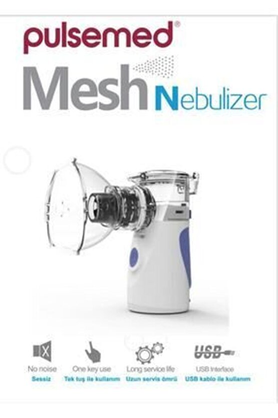 Nebulizatör Şazlı Ve Pilli MeshMini Mesh