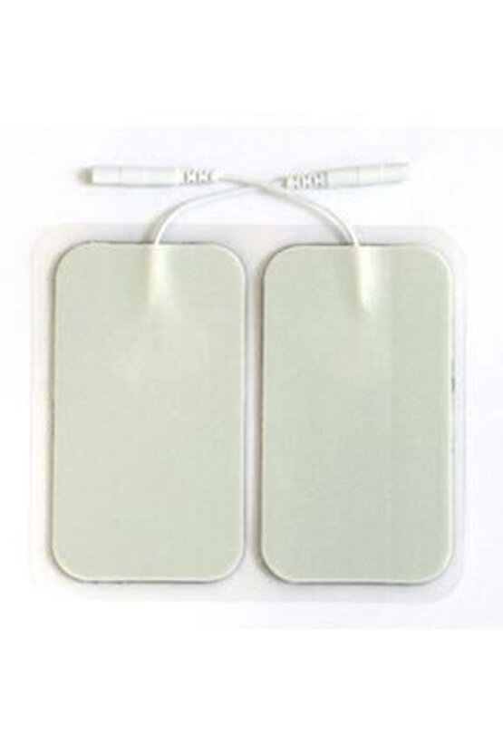 Yedek Elektrot 5x9 cm Tens Pedi 4 Lü ElektrodTens Cihazı Kablolu