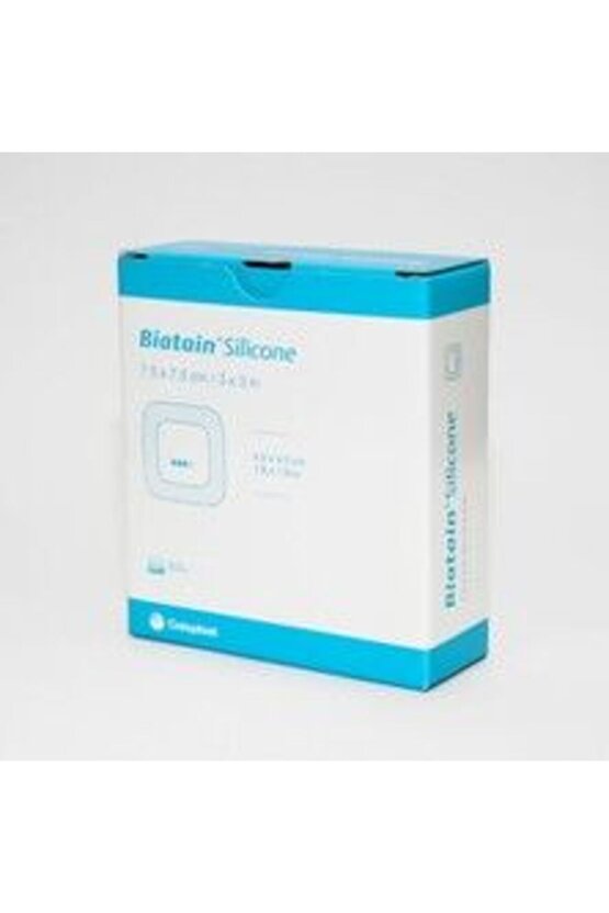 Coloplast Biatain Silikon Yapışkanlı Örtü 7,5 cm x 7,5 cm (1 Adet) 7,5 cm x 7,5