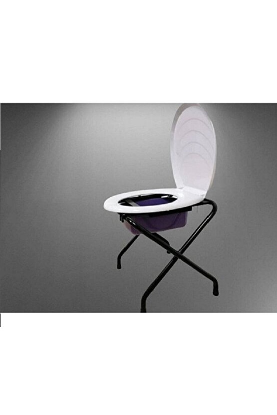 Katlanır Hasta Klozeti Hasta Klozeti Kapaklı Sandalye Tipi