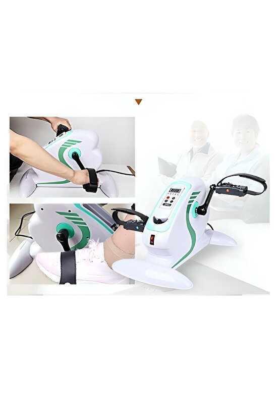 Elektrikli Lcd Ekranlı Egzersiz Bisikleti, Bacak Sabitli Motorlu Egzersiz Pedalı Dr. Flexi Marka