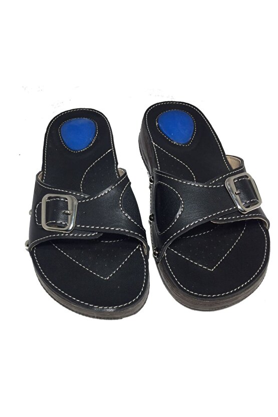 Topuk Dikeni Terliği Siyah 38 NUMARA