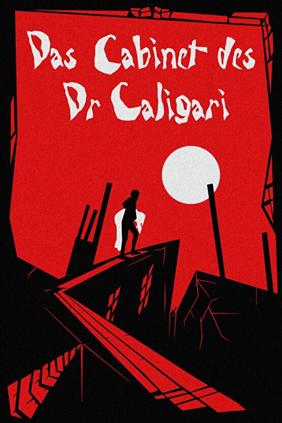 The Cabinet of Dr. Caligari (1920) AFİŞ - POSTER ( FOLYO ) - AFİŞ - POSTER-6680