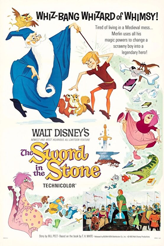 The Sword in the Stone (1963) 001 AFİŞ - POSTER