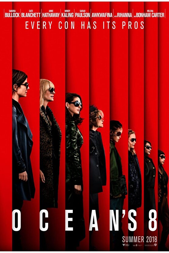 Oceans Eight (2018) 1 ( FOLYO ) - AFİŞ - POSTER-4885