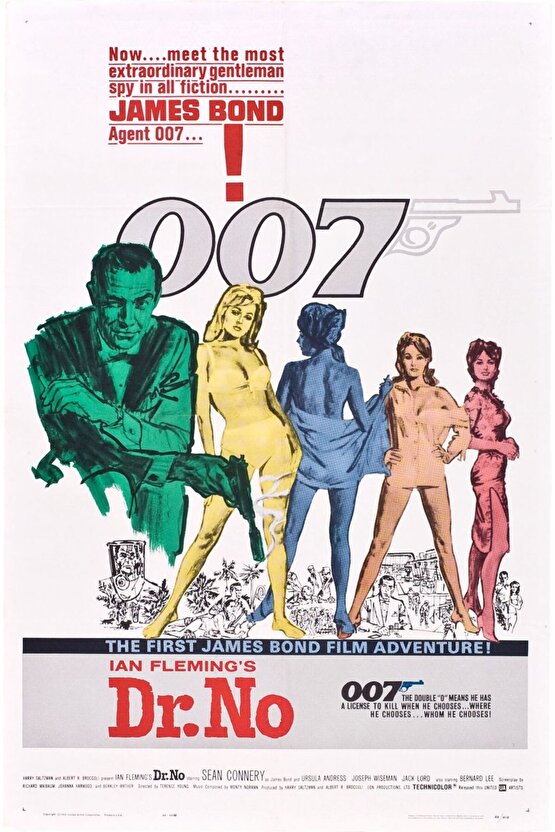 Dr. No (1962) 3 ( FOLYO ) - AFİŞ - POSTER-2548
