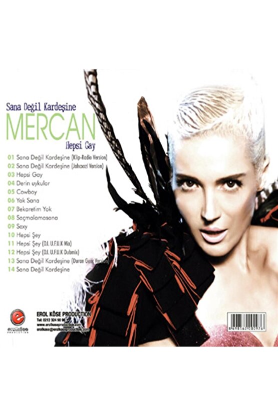 Mercan - Sana Değil Kardeşine ( CD ) Ambalajında