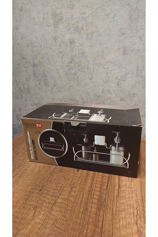 DECOREV METAL SEPET DC-5553 KROM BÜYÜK