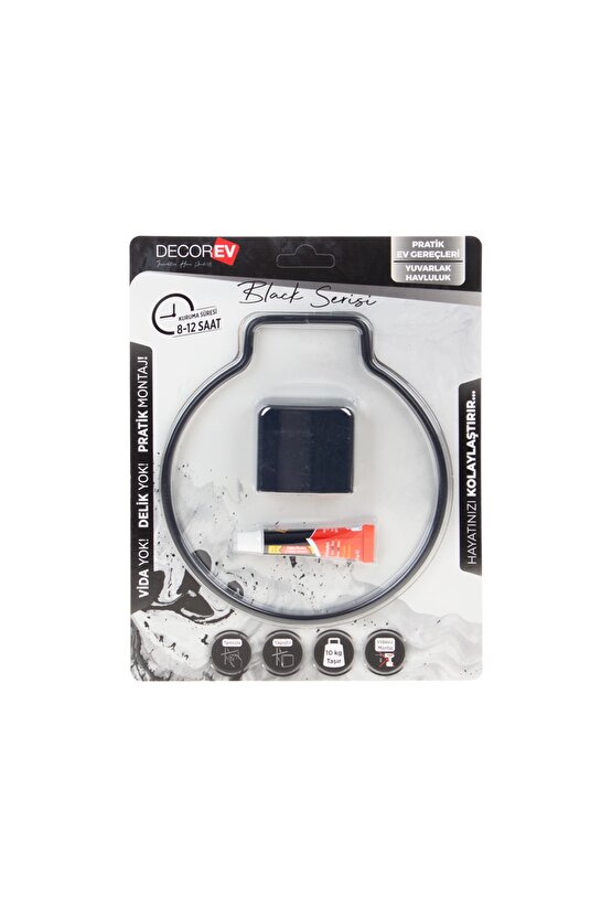 Havluluk Siyah Yuvarlak Dc-5059 0591