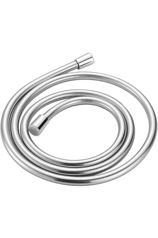 Gri Paslanmaz Kopmaz Patlamaz Kaliteli Pvc Duş Hortumu Tüm Duş Setleri Ile Uyumlu G12 - 150cm