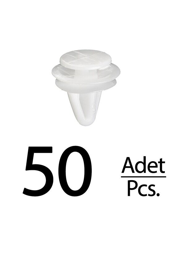 Honda Civic Insight Odyssey Accord CR-V için Kapı Döşeme Klips - 50 Adet