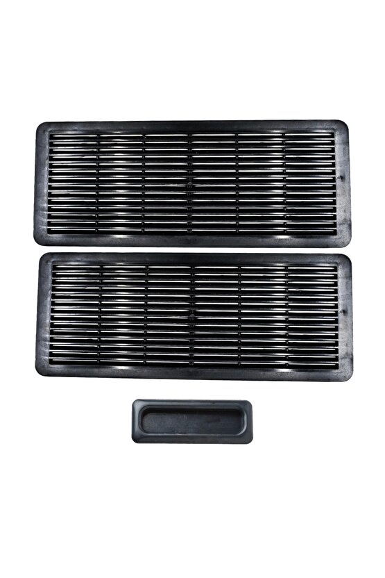 Mercedes C Sınıf (W202-W203) için Sunroof Güneşlik El Tutamağı ve Izgara Seti -Siyah