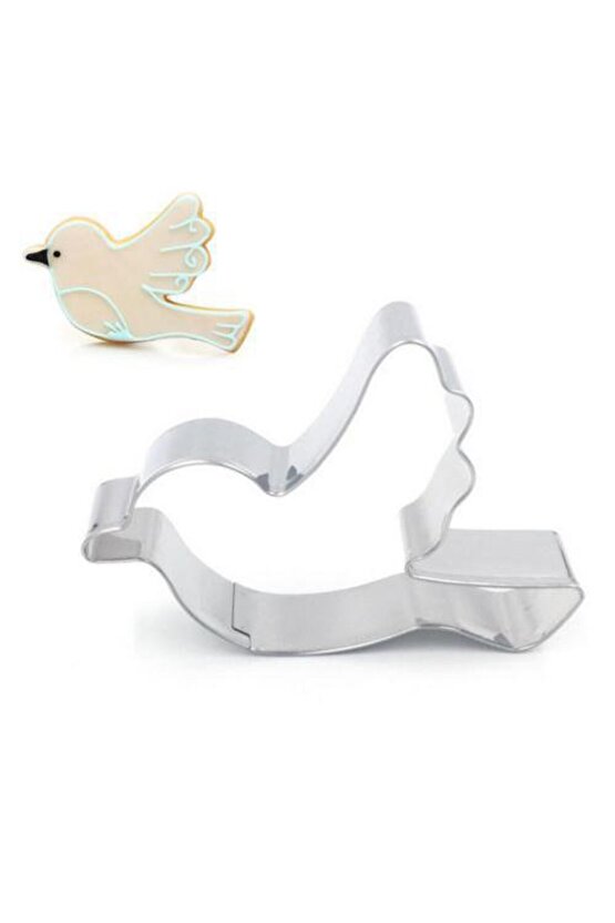 Narkalıp Kuş Şeklinde Kurabiye Kalıbı Paslanmaz Çelik