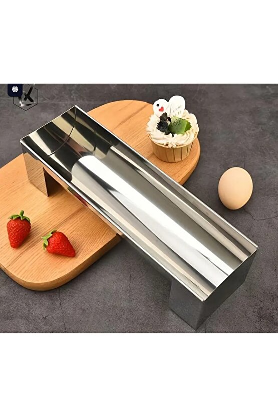 Narkalıp Oval Şeklinde Mozaik,rulo Pasta Ve Ekmek Pişirme Kalıbı Boy 25cm