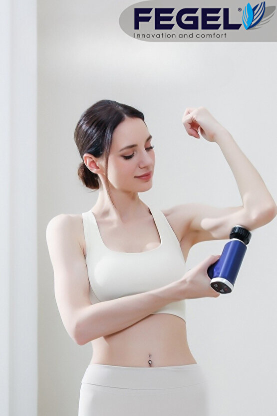 Fg-780 Ultra Profesyonel Sporcu Sıcak & Soğuk Masaj Tabancası 9 Başlıklı