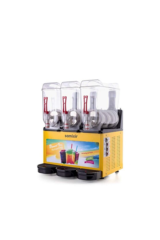 Triple Allure Üçlü 12+12+12 Lt Slush Buzlaş Karlamaç Makinesi SLUSH-36-YA