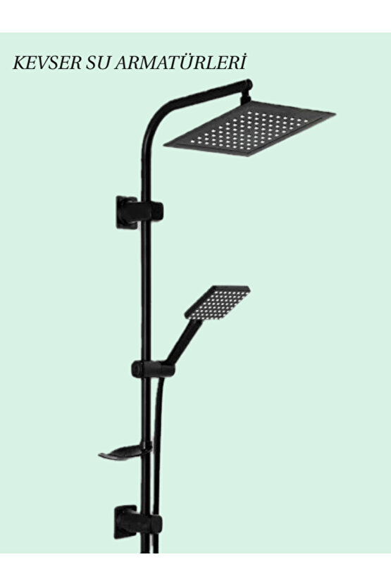 Siyah Robot Duş Seti