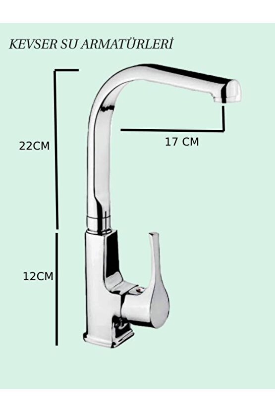 Lotus Kuğu Mutfak Batarya Uzun Boru