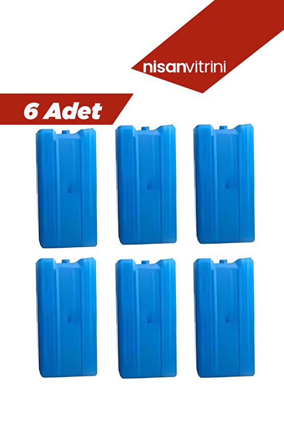 6 Adet Buz Aküsü  Buz Kasedi  Ice Box Buz Kalıbı  Buz Akusu