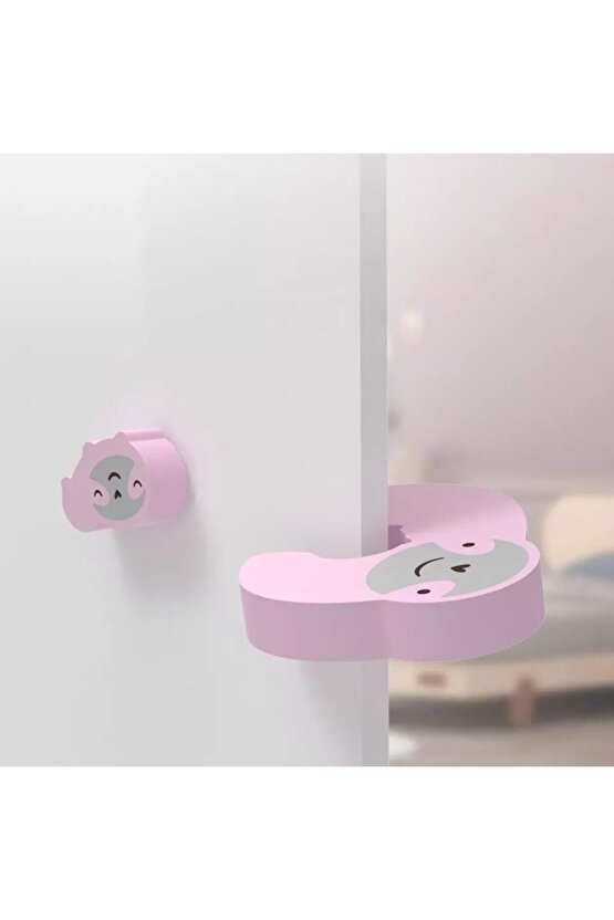 3 Adet Sevimli Fonksiyonel Yumuşak Kapı Stoperi