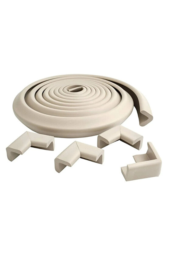 Orta 2 Mt. Kenar Koruyucu ve 4 Ad. Kose Koruyucu Krem