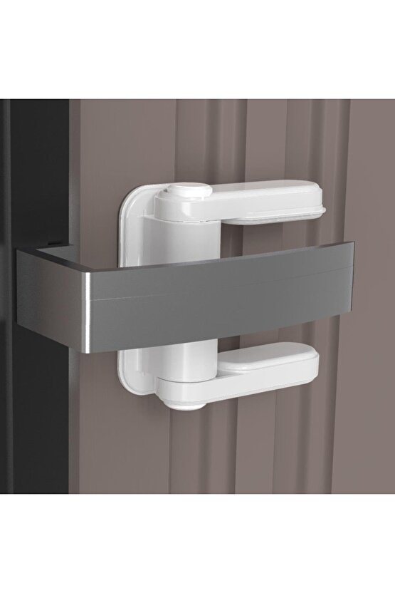 Beyaz Kapı Kolu Güvenlik Kilidi