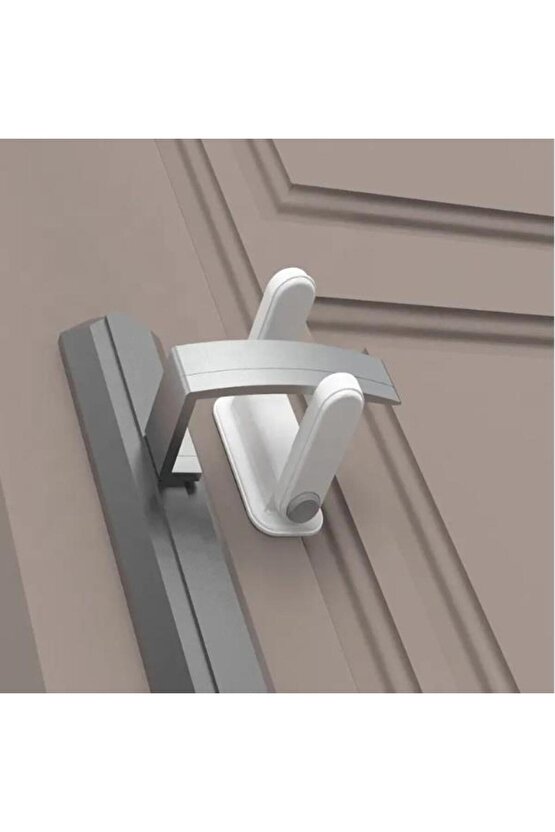 Beyaz Kapı Kolu Güvenlik Kilidi