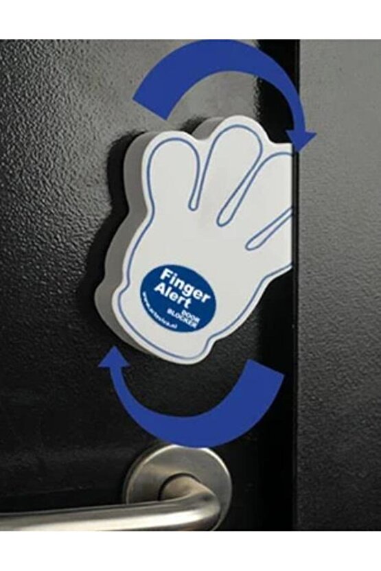 Kapı Tutucu Parmak Koruyucu Beyaz