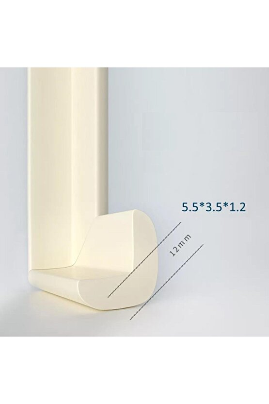 4lü Jumbo V Tipi Beyaz Köşe Koruyucu