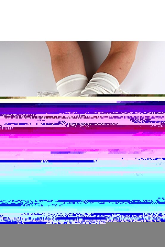 Beyaz Uzun Püsküllü Gelin Eldiveni