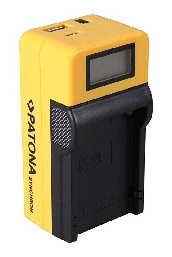 Lp-e8 Tekli Synchron Usb Charger Lcd Ekranlı