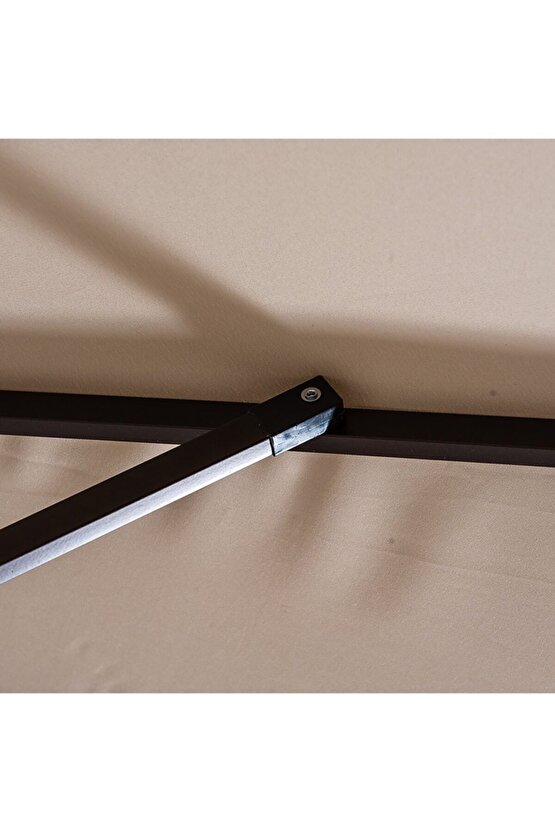 3 m Çapında Bahçe Teras Şemsiyesi Katlanır Gölgelik Profesyonel Balkon Şemsiye