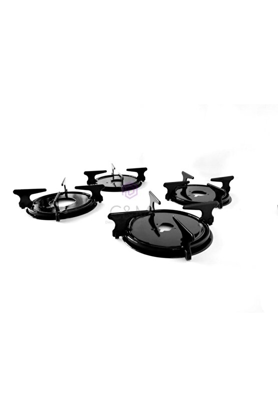 Cam Ocak Izgara Takımı-ankastre Ocak Izgarası 8 Parça (set)