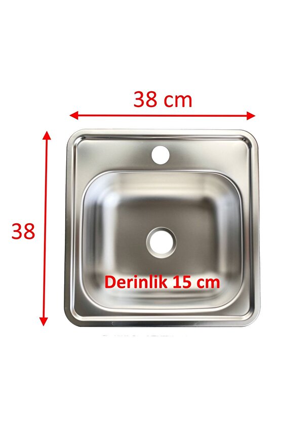 Unıvercal 38x38 Cm 1. Sınıf Karavan Marin Tekne Evyesi