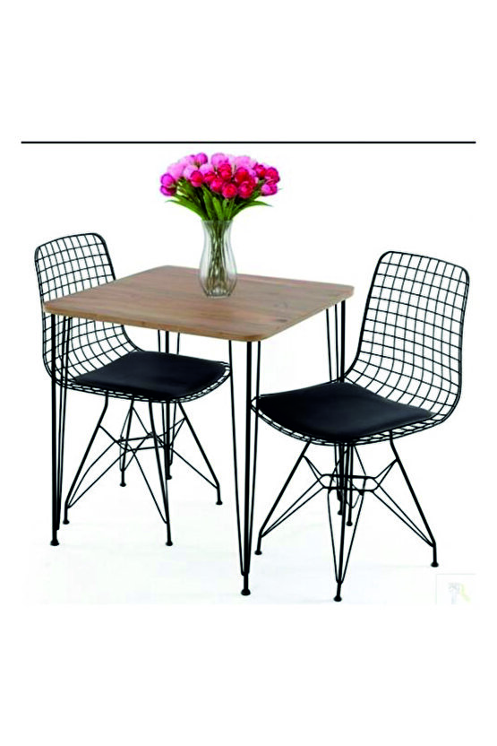 Metal Ayaklı 60x90cm Mutfak Masası Balkon Masası Çalışma Masası Atlantikçam 60x90