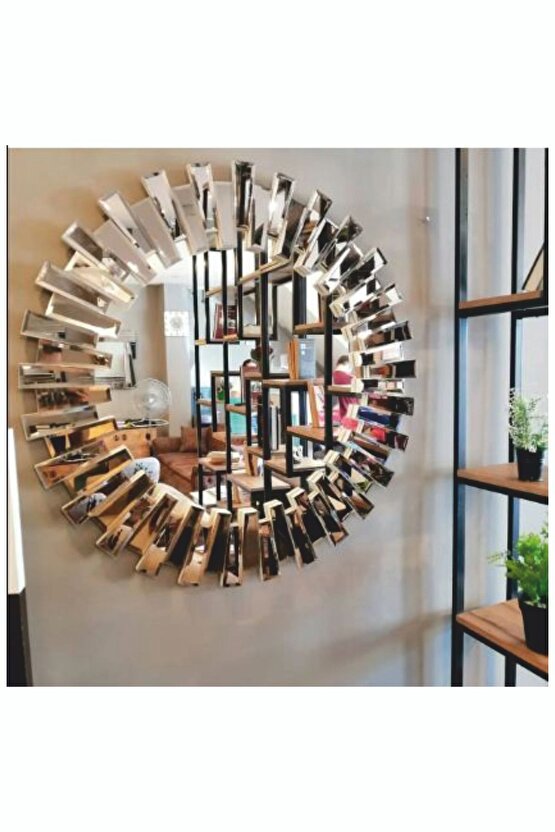 Dekor Dekoratif Meridyen Ayna Çap 80