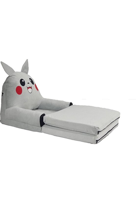 Katlanabilir Bebek-çocuk Koltuğu Taytüyü Portatif Yatak Puf Pembe-gri-sarı