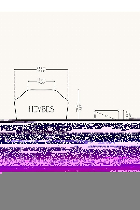 Heybes Kadın Sarı Piliseli Clutch El Çantası