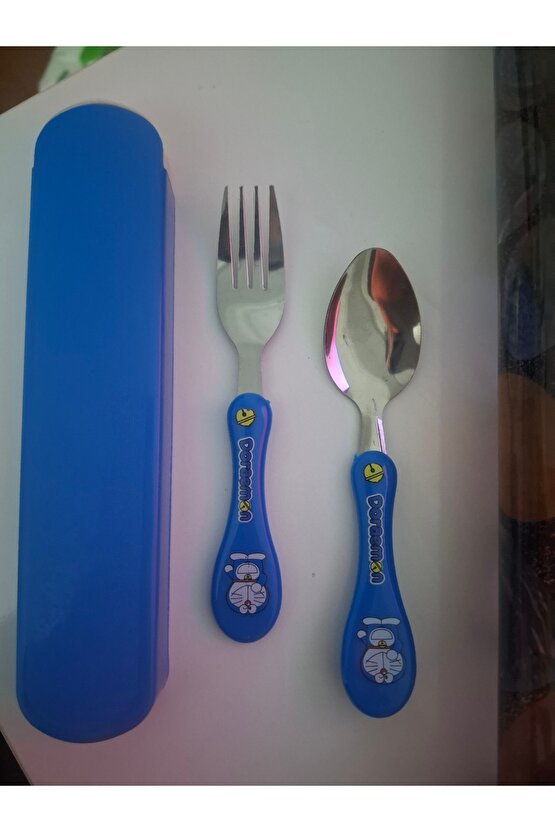 Çocuk kaşık ve çatal setı kutulu