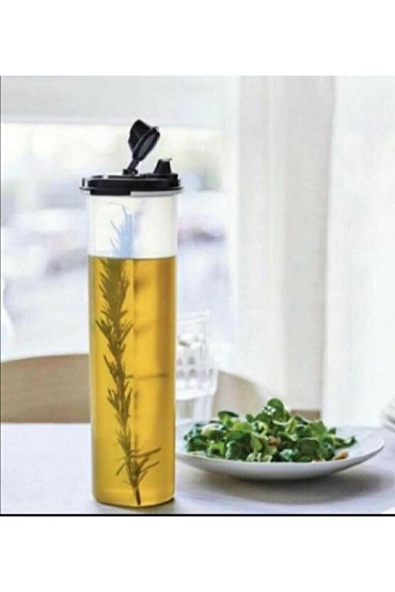 Oval Yağdanlık Siyah Kapak 1 lt