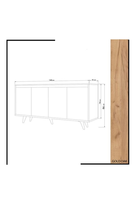 Mymob Menekşe Konsol, Kahve Köşesi, Çok Amaçlı Dolap