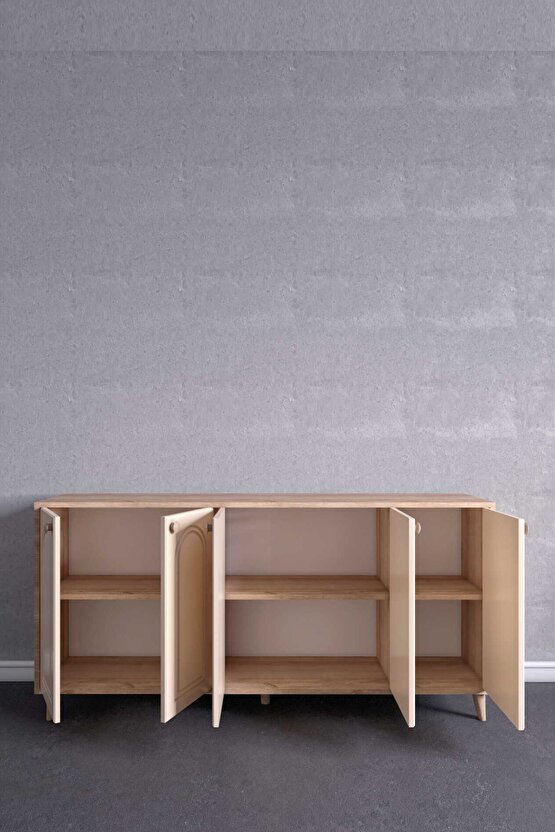 Maria Bohem Konsol Safir Meşe-Vizon Bej