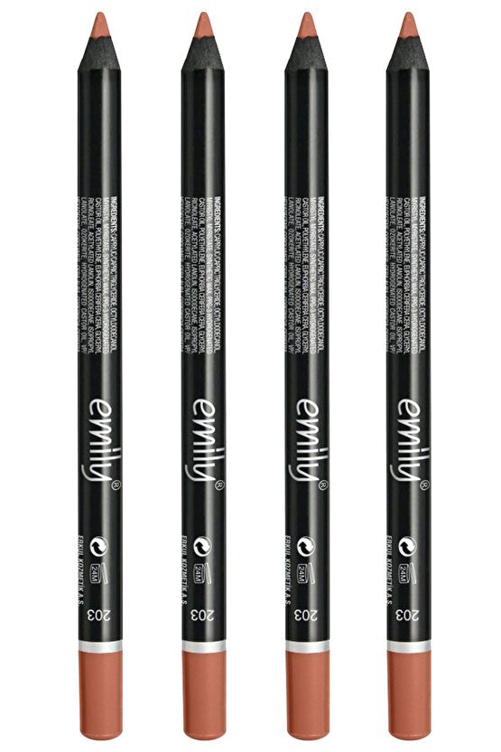 Emıly Dudak Kalemi 4lü No: 203